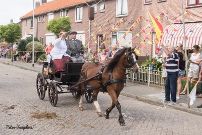 Bij de pony’s wonnen Koos en Marlies Wijnands uit Noordwijk de wisselbeker