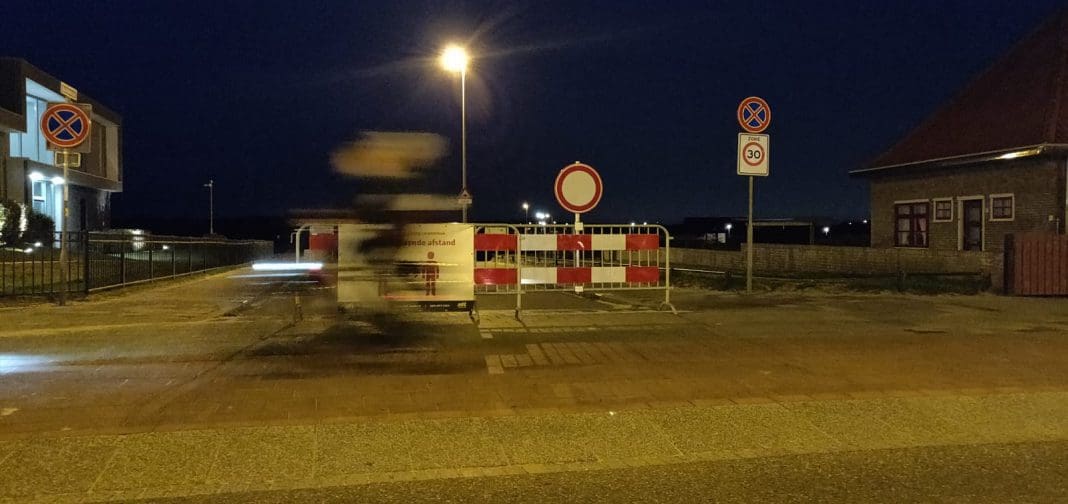 Strand afgesloten