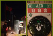 Openbare AED nummer 104 opgehangen bij de Goerie