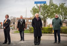 Onthulling onderschriften straatnaamborden
