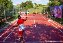 Opening mini-tennisbaan Zee en Duin