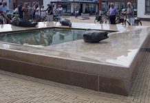 Reparatie waterkunstwerk Andreasplein volgende maand klaar