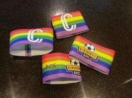 Aanvoerders regioclubs dragen komend seizoen regenboogband