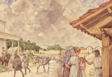 Onthulling lesbrief ‘Romeinse Sporen Speuren’