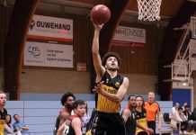 Derde winst in week tijd voor Sportiff Grasshoppers heren 1