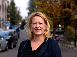 Europarlementariër Esther de Lange (CDA) spreekt in Katwijk
