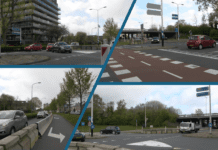 Verkeersveiligheidsproef Ambachtsweg/Hoorneslaan van start