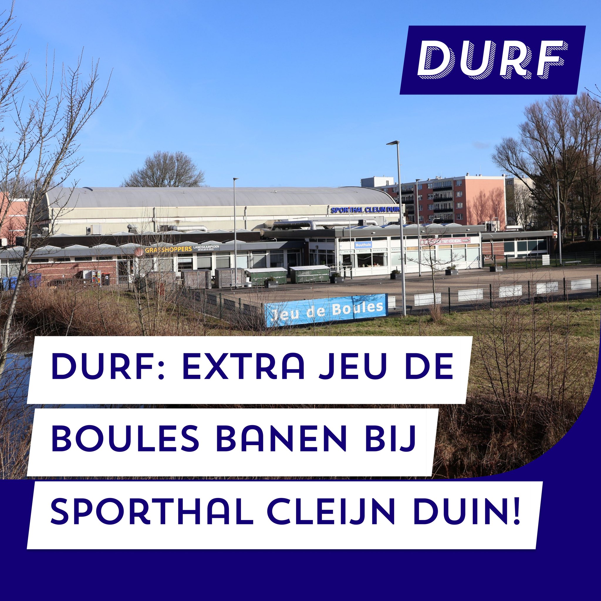 DURF: Uitbreiding Jeu de Boules en Dartvereniging goede zaak!