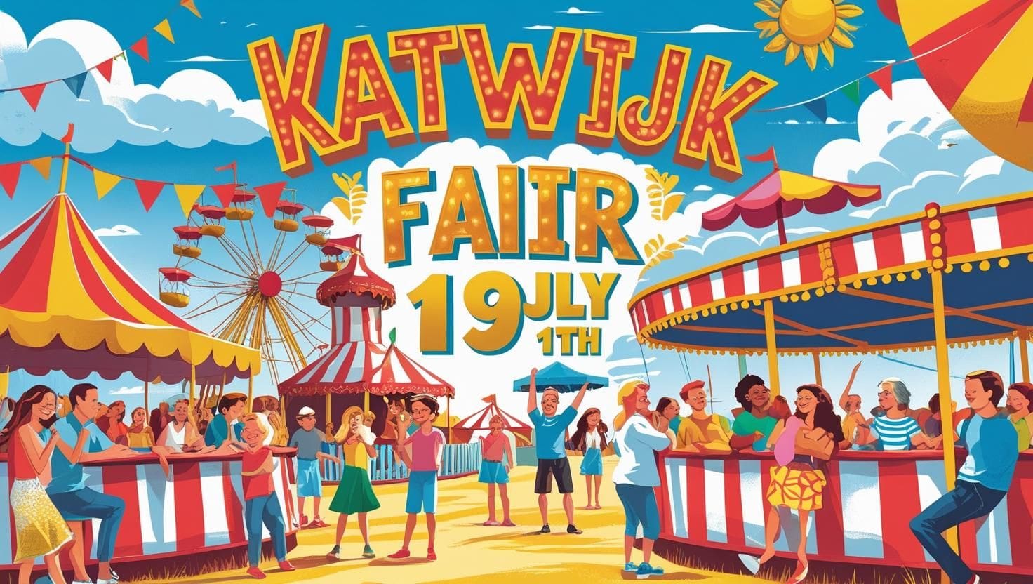 Gezellig Dagje Uit? Kom naar de Katwijkse Fair op 19 juli