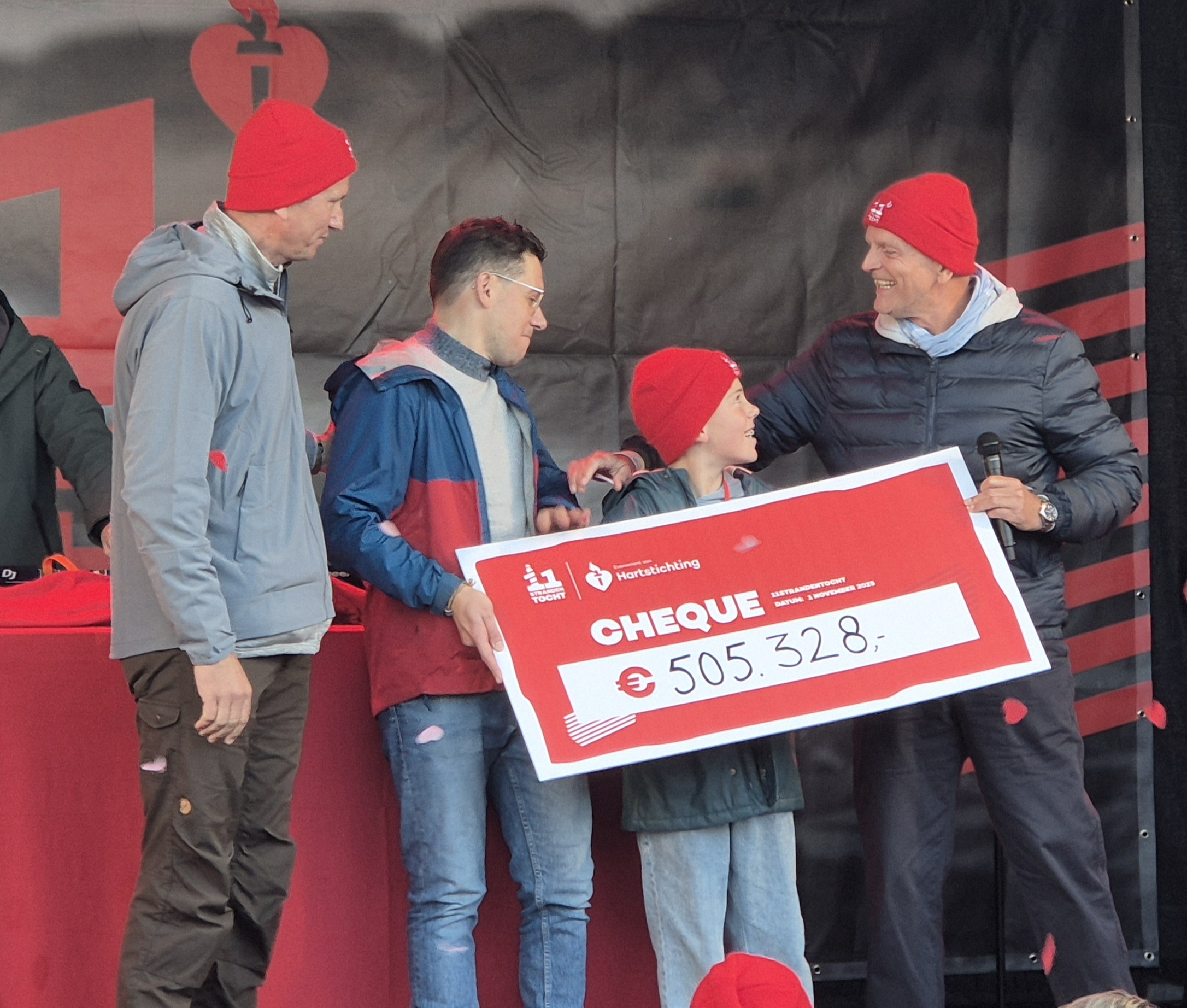 Recordbedrag van ruim half miljoen euro bij 11strandentocht