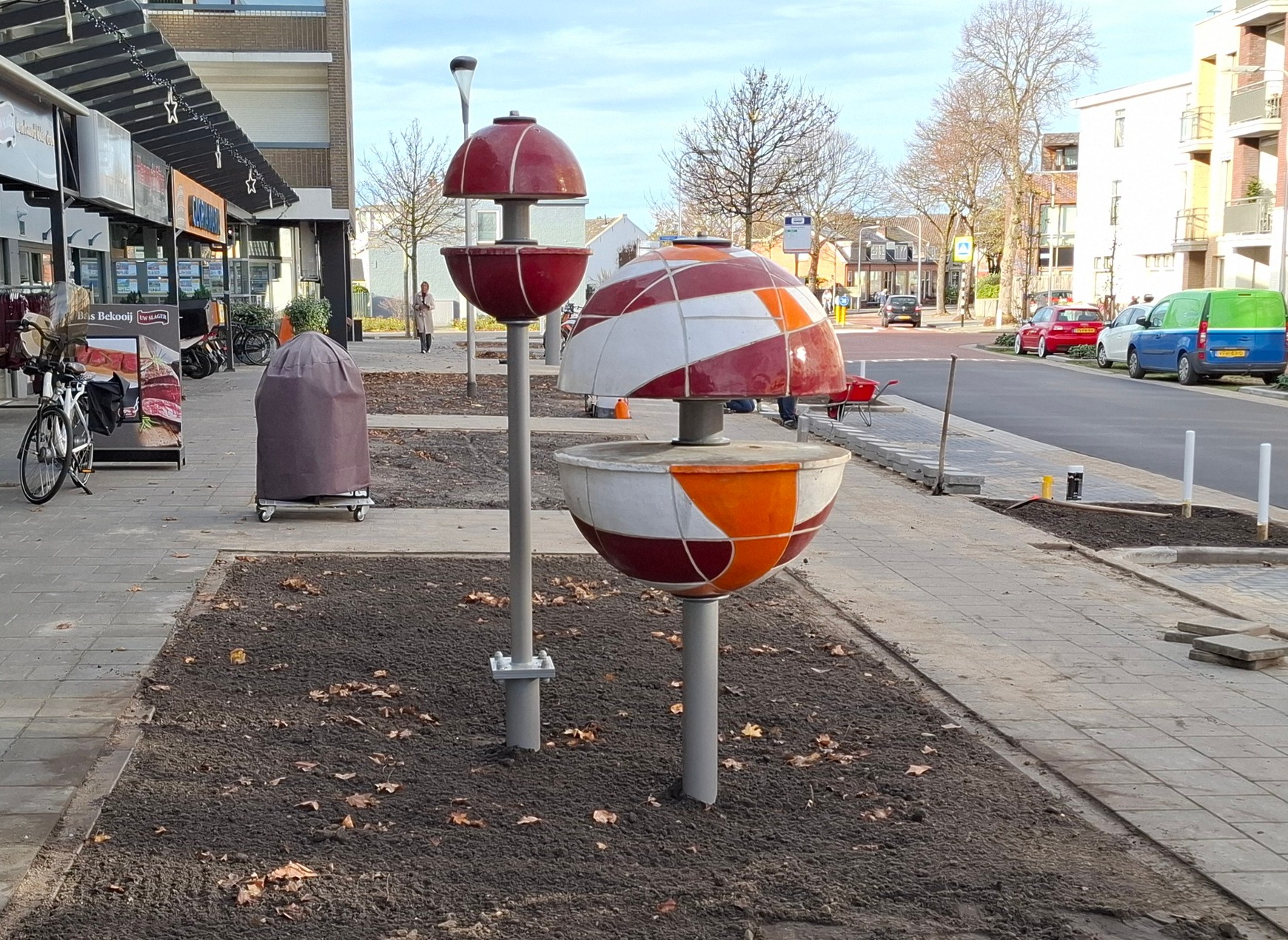 Kunstwerk ‘de Bollen van Rijnsburg’ terug