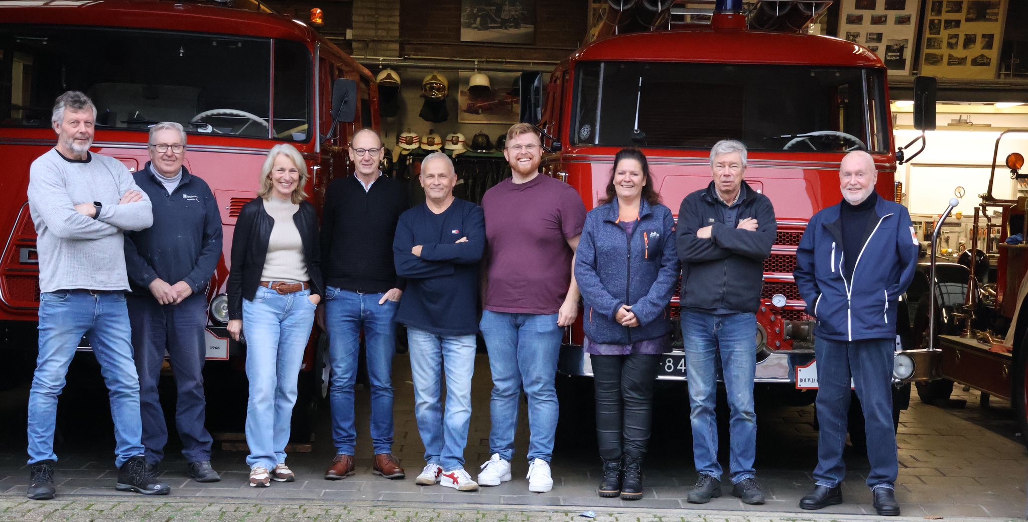CDA op bezoek bij Stichting Historisch Brandweermaterieel Katwijk