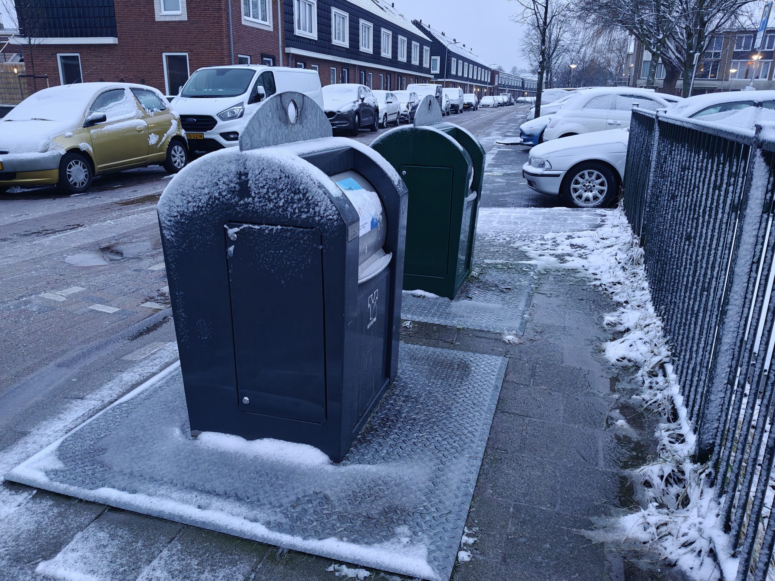 Verzamelcontainers tijdelijk weggehaald rond jaarwisseling
