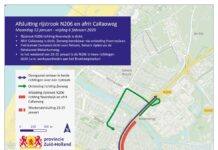 N206: Grote verkeershinder van januari tot en met maart