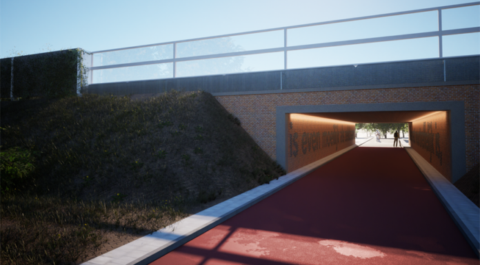 Fietstunnel Duinviool dicht tot en met 6 maart