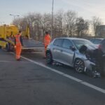 Automobilist rijdt in op file, ravage op N206