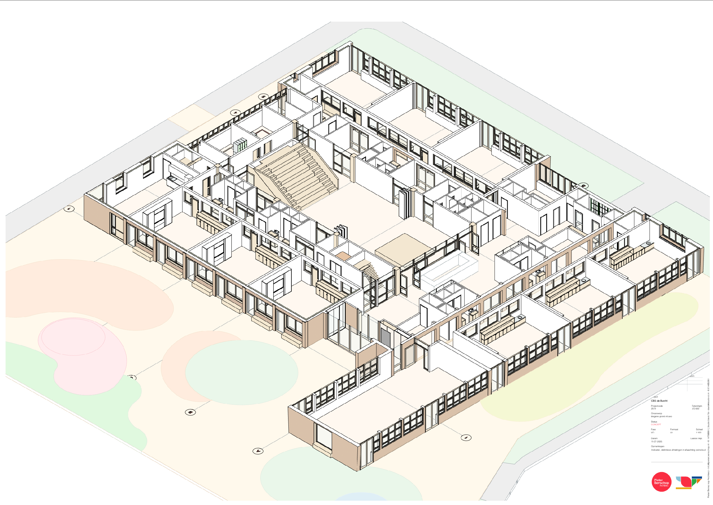 Duurzame ambities botsen met vol stroomnet bij nieuwbouw basisschool De Burcht