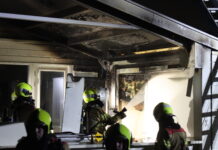 Brand bij strandpaviljoen Willy Zuid