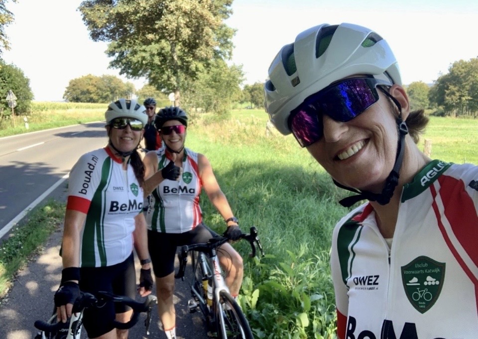 ‘Womens only social ride’ bij Wielersport Katwijk