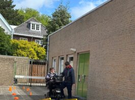 Theorie, controle en parcours tijdens scootmobielcursus Katwijk