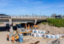 A44 deels dicht door werk