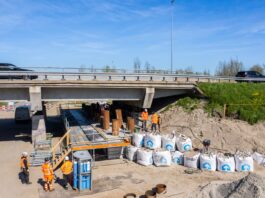 A44 deels dicht door werk