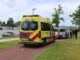 Vrouw valt uit boot
