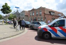 Kop-staart botsing in Rijnsburg