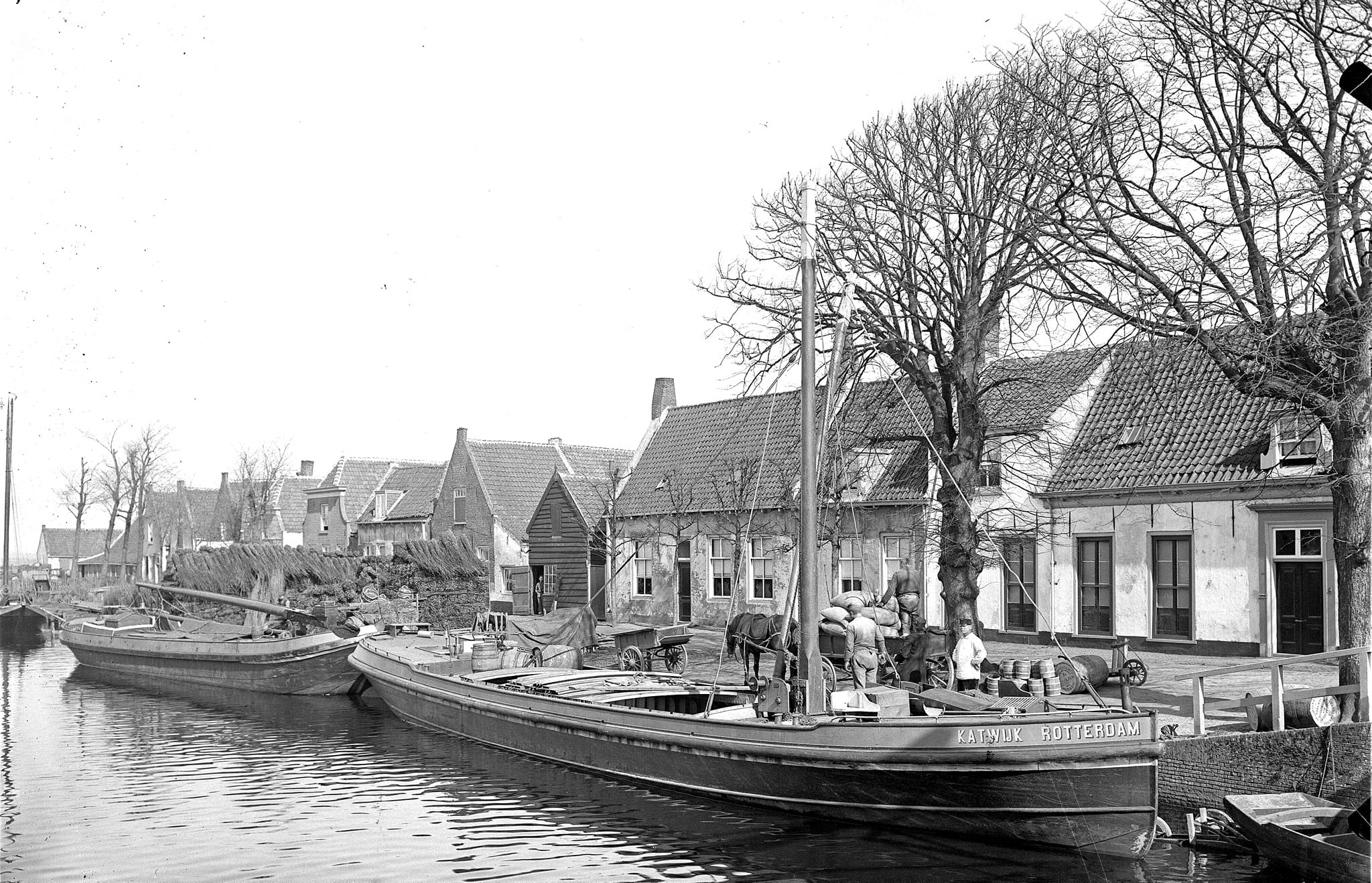 Bedrijvigheid in Katwijk aan den Rijn