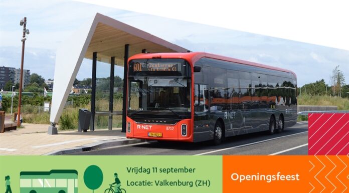 Busbaan langs N206 krijgt feestelijke opening