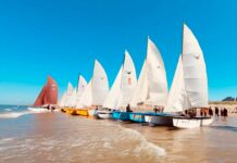 Katwijk verliest catamaranrace met oldtimers nipt van Noordwijk