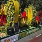 Flower Parade onder zomerse omstandigheden