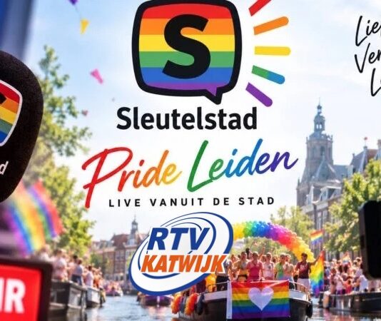 Pride Leiden: botenparade live op TV bij RTV Katwijk