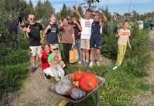 Schooltuinkinderen schenken pompoenen aan De Voorraadkast Katwijk