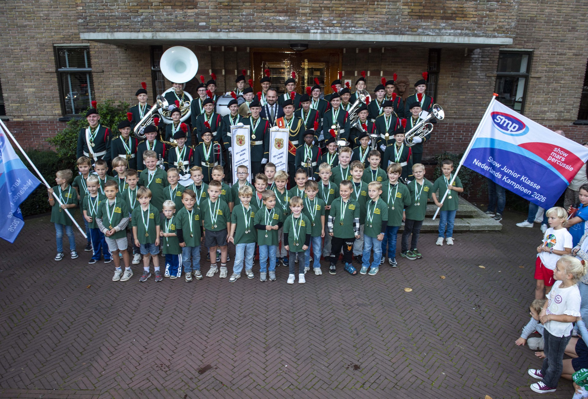 Junioren DVS gehuldigd door gemeente