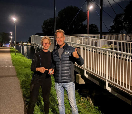 Duikers vinden dierbaar horloge terug na fietsongeluk in Rijnsburg