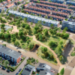 Plan Bosplein: rotonde, ondergrondse parkeergarage, park bovenop Lidl
