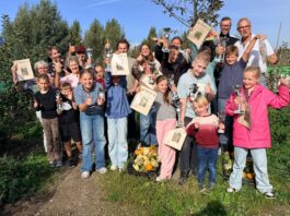 Feestelijke afsluiting schooltuinseizoen in Duinvallei