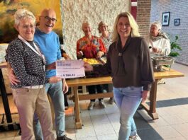 Zonnebloem verrast met cheque van 4.184 euro