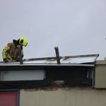 Storm veroorzaakt flinke schade in Katwijk en Rijnsburg