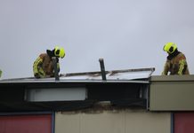 Storm veroorzaakt flinke schade in Katwijk en Rijnsburg