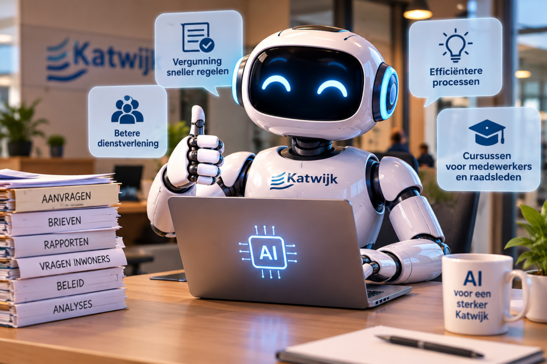 Vriendelijke AI-robot helpt gemeente Katwijk