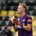 Rijnsburgse Boys-doelman Tobias van der Kleij blijft positief ondanks wisselvallige resultaten Rijnsburgse Boys v Quick Boys - Tweede Divisie Competitie