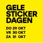 Gele Stickerdagen: drie dagen volop voordeel
